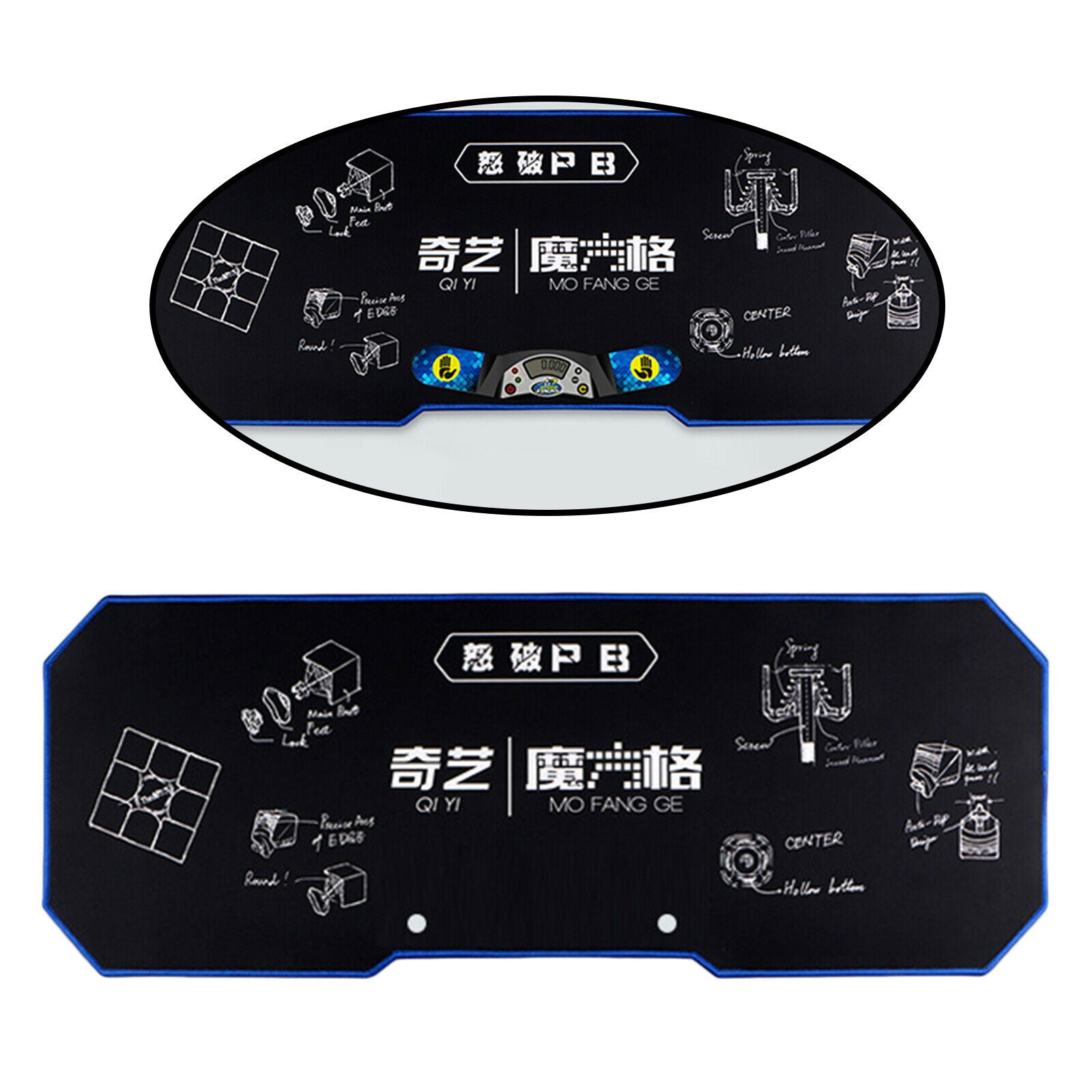 Timer Training Practice Pad Place Mat for G4 Pro Competition Clock Large