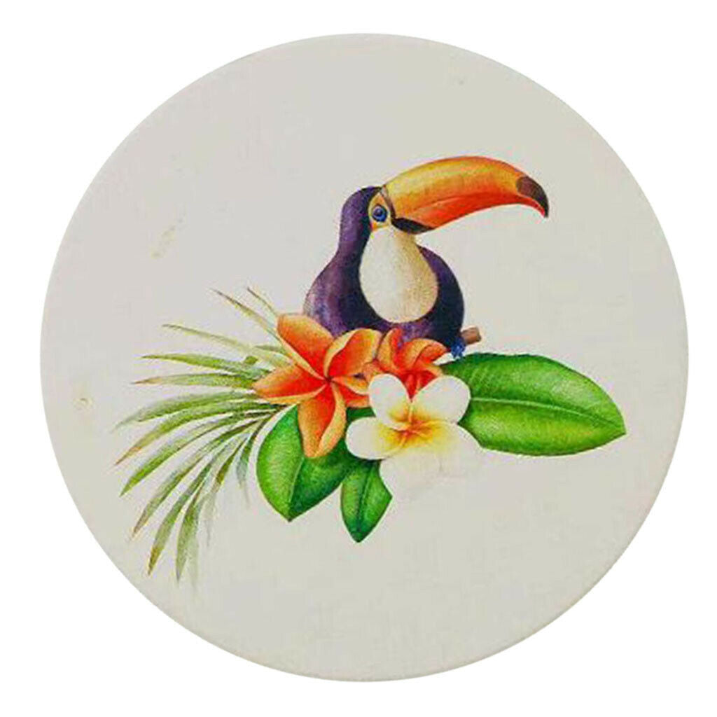 Round Shape Teacup Coaster Kung Fu Tea Coaster for Drinks  Style01