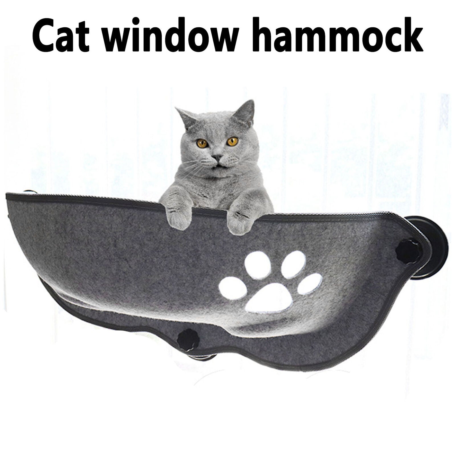 Cat Ferret Window Seat Pad Bed Car Pet Hammock Suction Cup Warm Perch