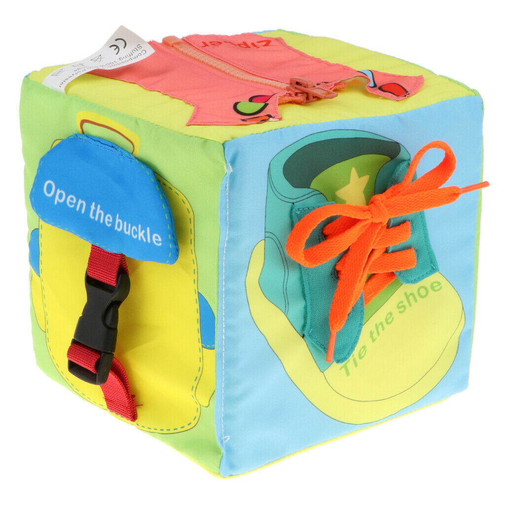 Montessori Learn to Dress   Quiet Lace Button Zip Toys Basic Life Skill