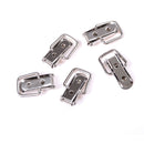 5Pcs J107 Hardware Cabinet Boxes Spring Loaded Latch Catch Toggle Steel Hasp Tt