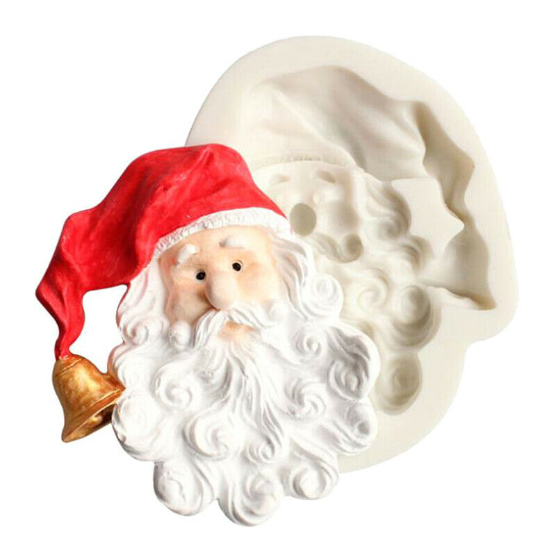 Christmas Santa Claus Silicone Mold Sugarcraft &Chocolate Mold Cake Baking De SJ