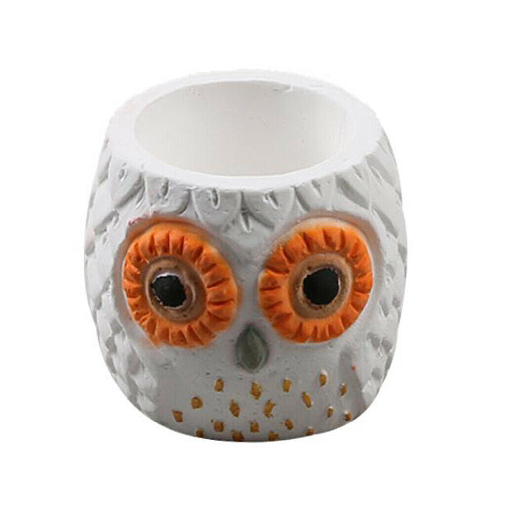 Silicone Cake Owl Flowerpot Mold Fondant Mould Sugarcraft Decor Baking Tool