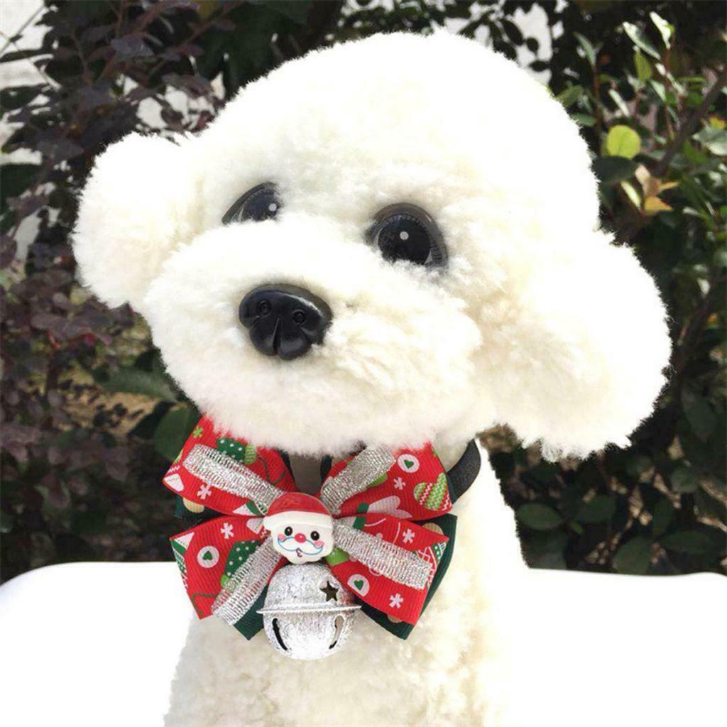 Fashion Christmas Pet Dog Cat Bow Tie Collar Bowknot Necktie New Year Gift