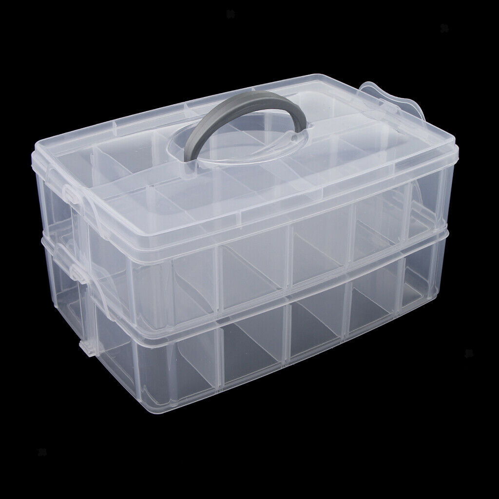 Ring,Jewelry,Necklace,Bracelet Storage Box  Dismountable 20 Grid Case White