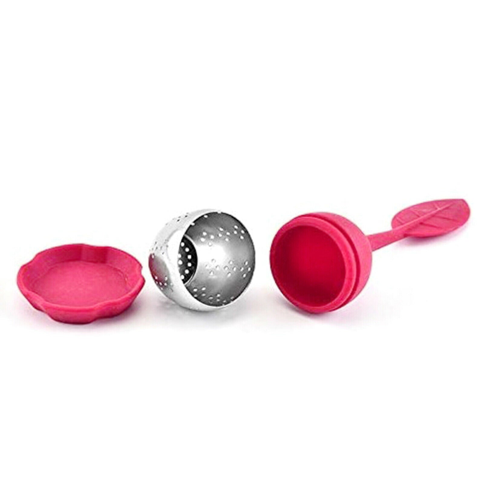 Tea Strainer Loose Tea Steeper Tea Infuser for Loose Leaf Tea Rose Pink
