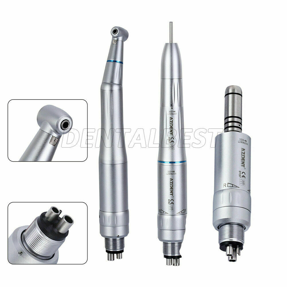 Dental Low Speed Handpieces Kit 1:1 Inner Water Internal Spray 4H Fit Handpiece