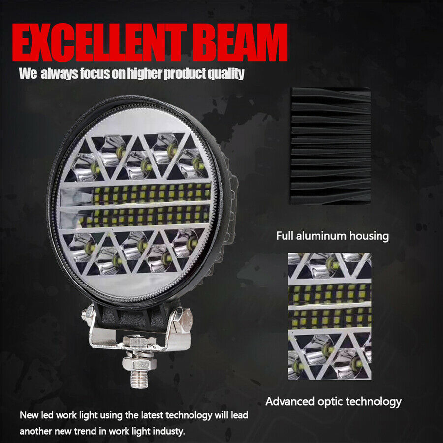 LED Work Light Bar Flood Spot Beam Foglamp Waterproof for ATV SUV Offroad Indoor