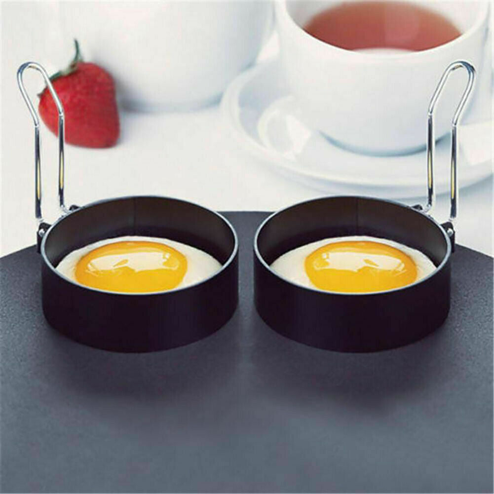 9cm Stainless Steel Fried Non Stick Egg Ring Pancake Mould Cooking Kitchen Tool