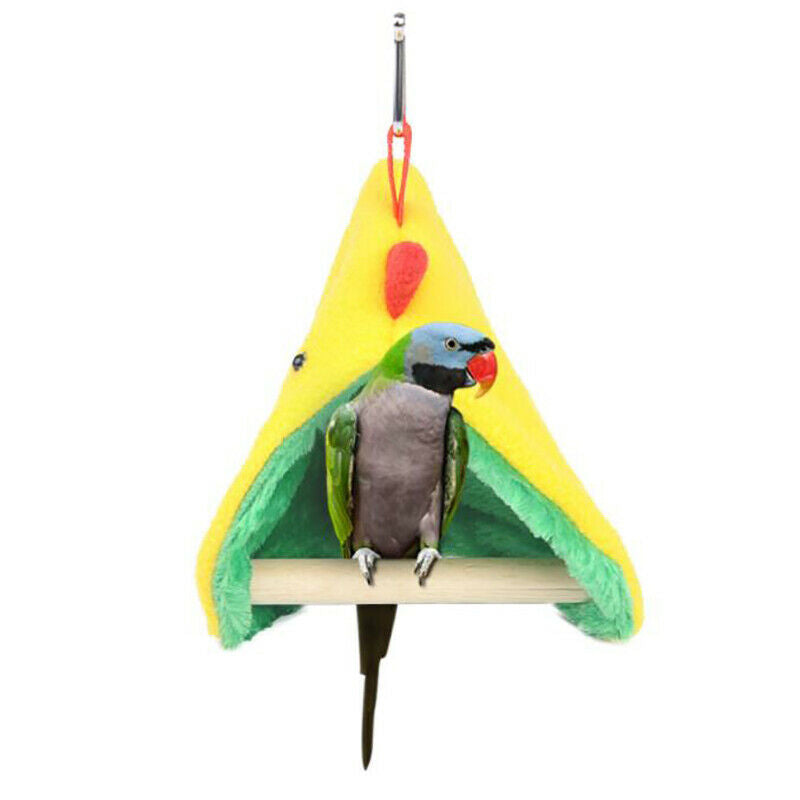 Bird Parrot Nest Soft Plush Bird Parrot Hammock Warm Hanging Bed For Pet .l8