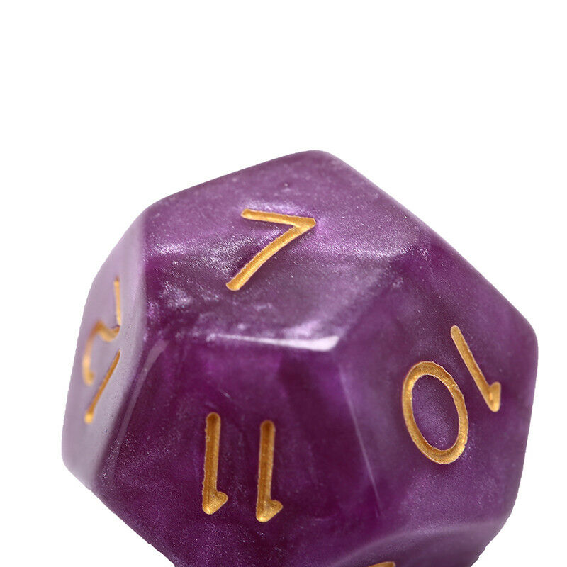 3pcs dice astrological creative dice set multi-faceted acrylic dice for fun *IA