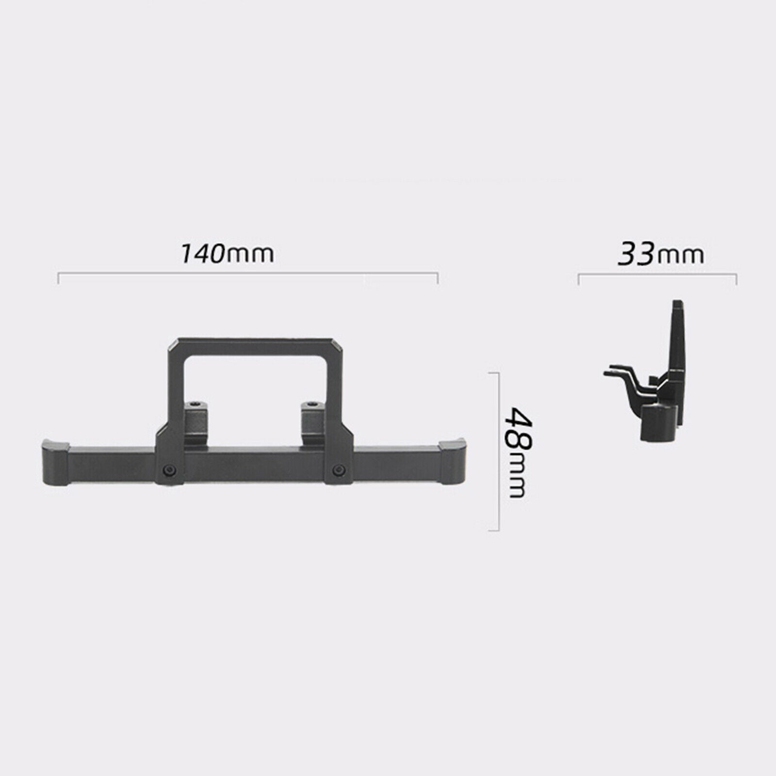 Metal RC Front Bumper Replace fits for MN D90 D91 D96 MN99 MN99S Spare Parts