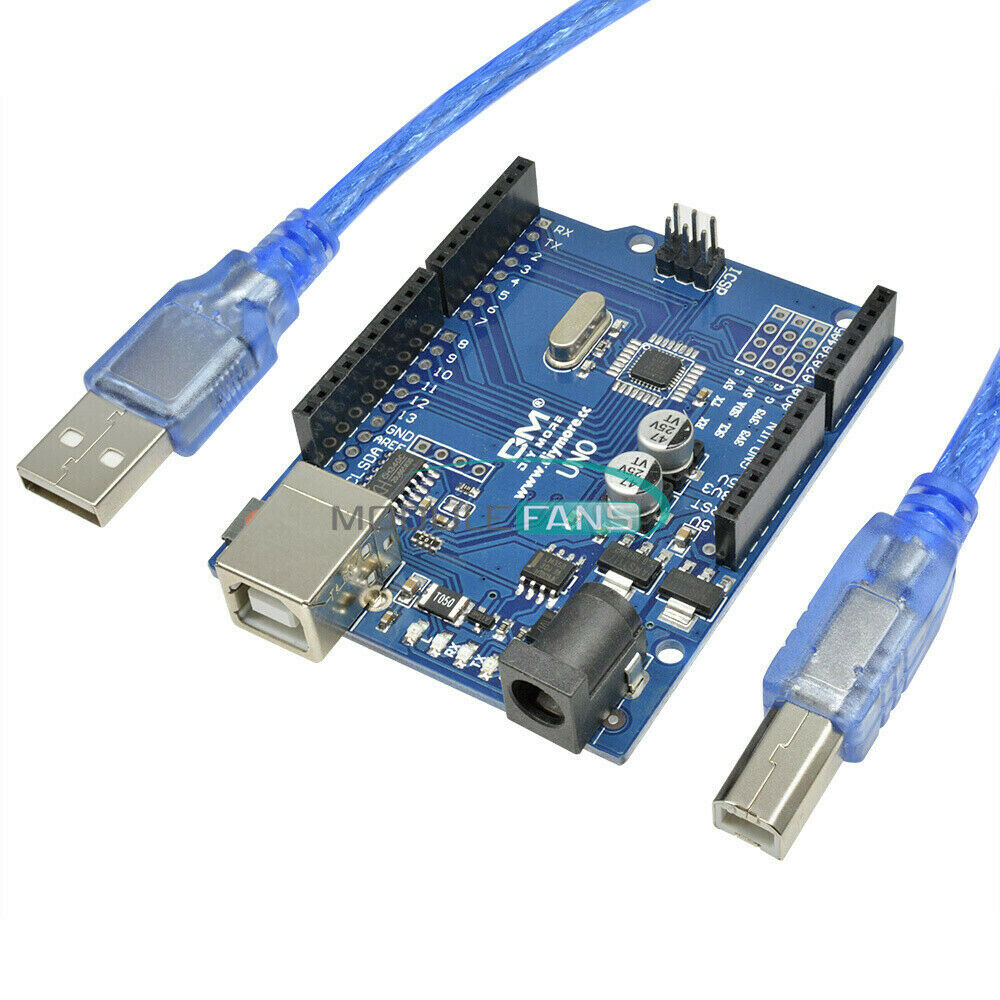 ATmega328P CH340G UNO R3 Board USB Cable +7 Gilded Pin DIY