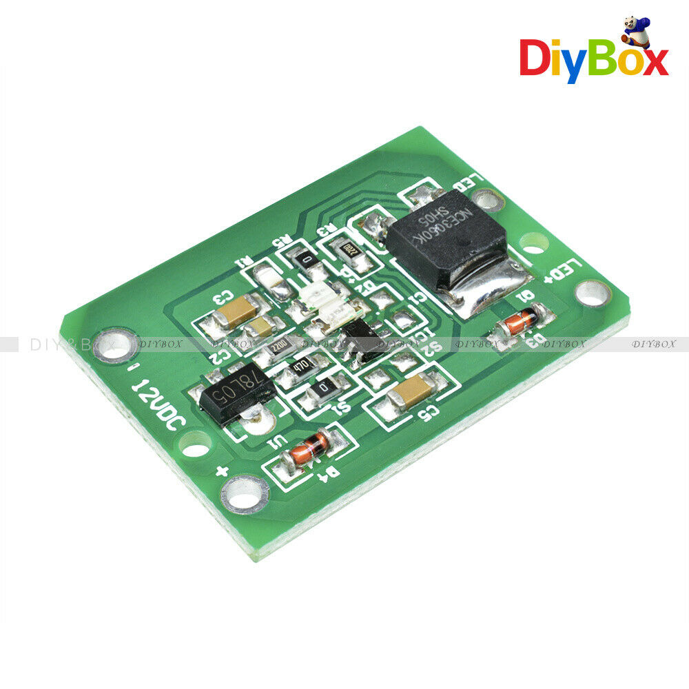 3A DC 6-20V Capatitive Touch Switch Dimmer Push Button Key Latch Relay Module