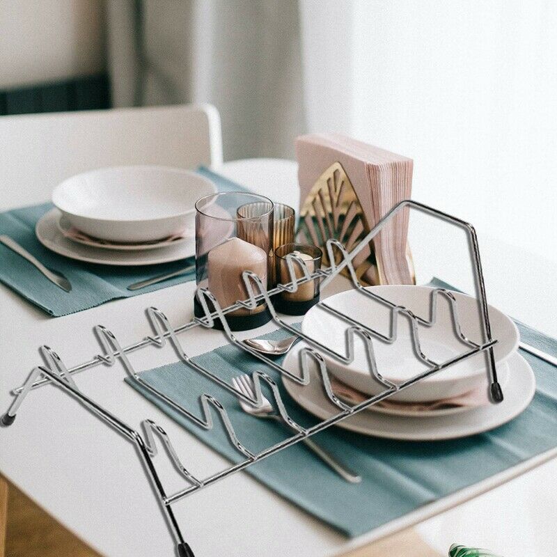 Dish Drying Rack Kitchen Dishes Rack & Plate Holder Dish Drainer K7G9G9