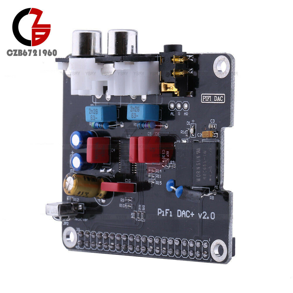 PCM5122 HIFI DAC Audio Sound Card Module I2S interface for Raspberry Pi 2 B+