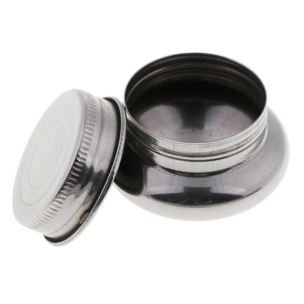 Artists Metal Single Palette Dipper With Lid Clip Container for Oil Mediums