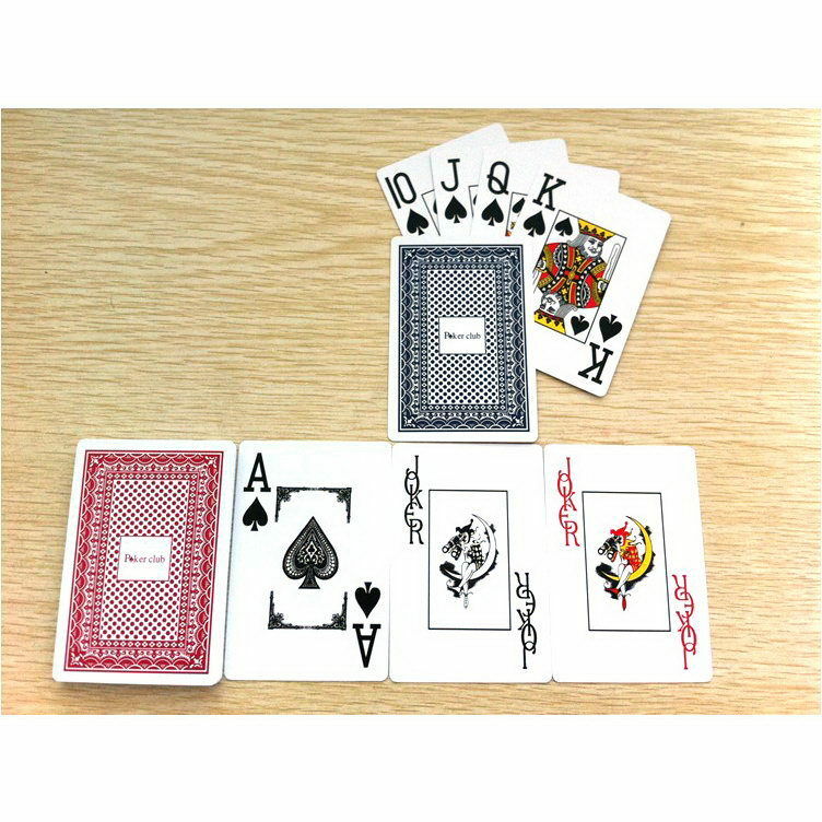 Free   100% PLASTIC Poker Size Good Playing Cards New