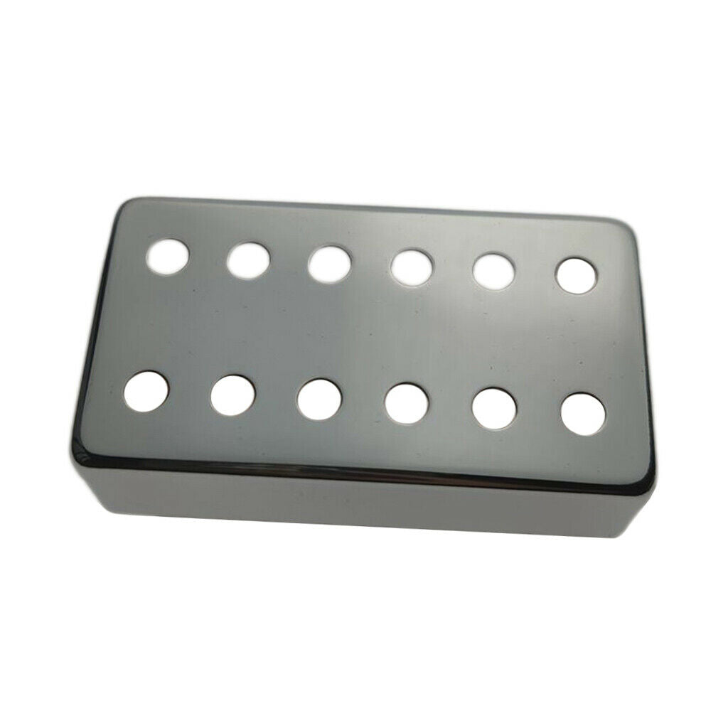 1x Brass  Pickup Cover Pole Spacing 50mm For LP Guitar Accs Chrome