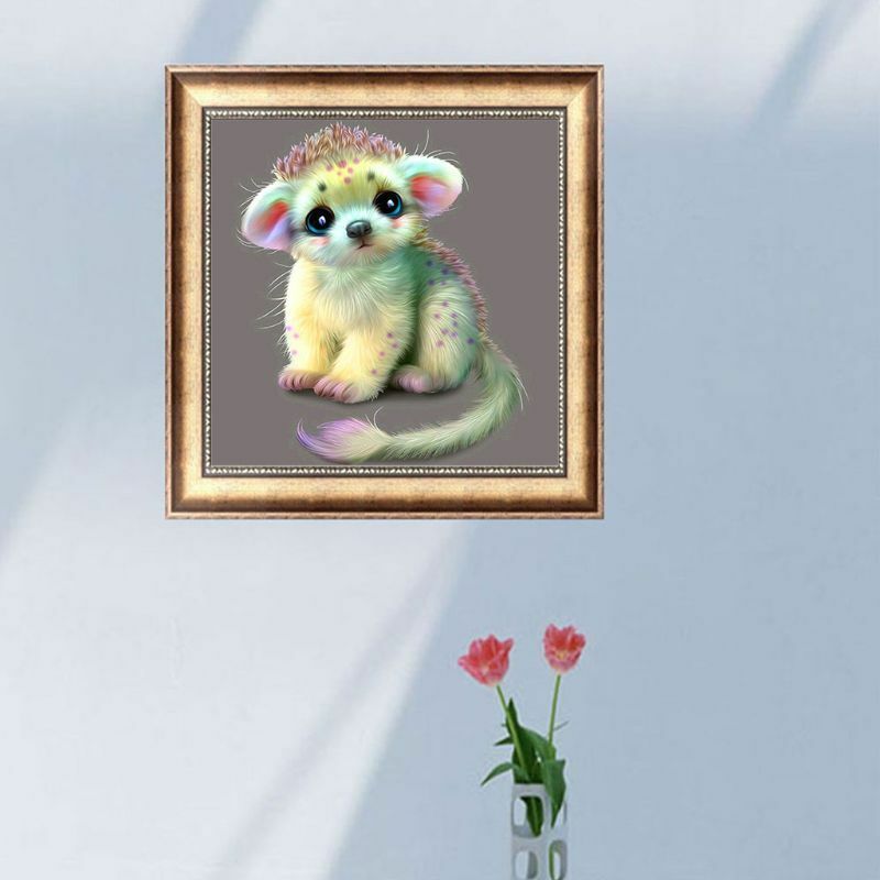 Lovely Cat 5D DIY Diamond Painting Embroidery Cross Stitch Kit Home Decor