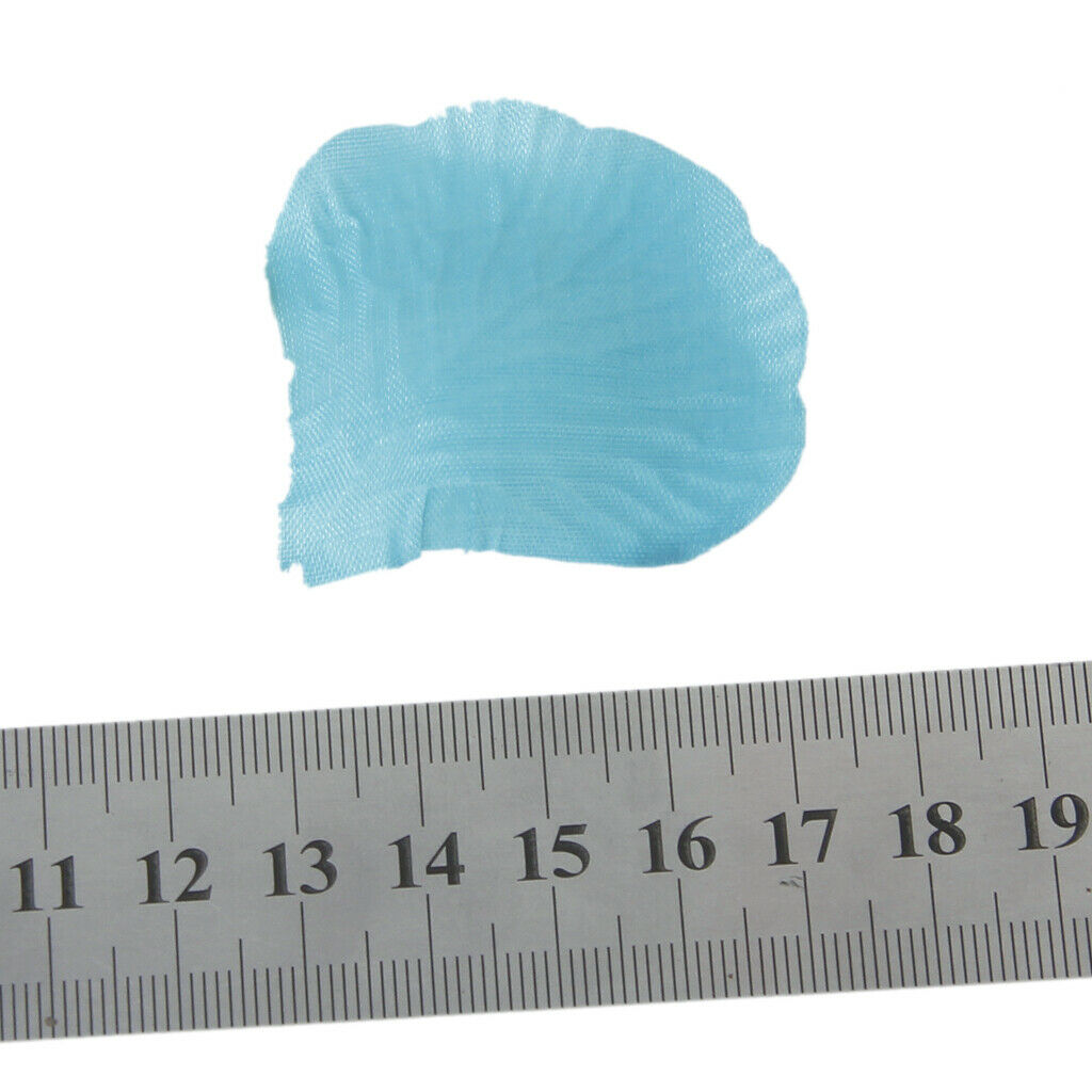 Generic Artificial Silk Rose Petals Wedding Decoration Flowers -Turquoise Pack