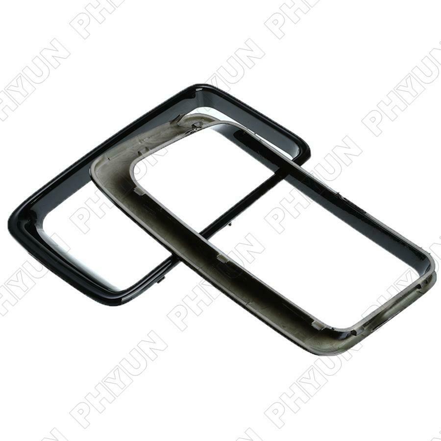 Gloss Black Front Grille Trim Ring Insert Trim For Jeep Grand Cherokee 2014-2016
