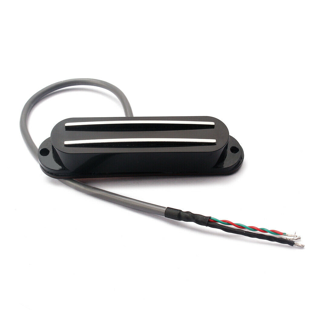 Dual Rail Guitar Pickup Double Coil 4 Wires  Pickup Bass Guitar DIY