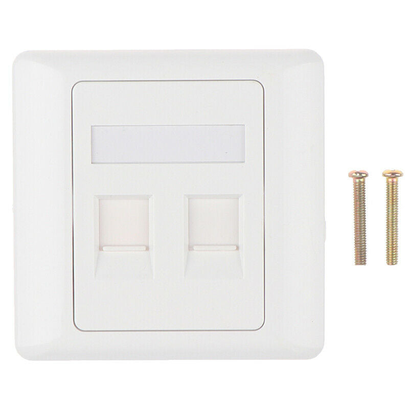86 Type Computer Socket Panel RJ45 Cable Interface Outlet Wall Sock.l8