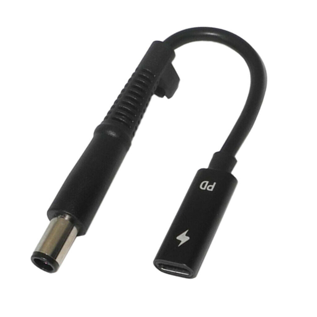 Type-C Female To 7406HP Straight Head PD Chip Line Interface Laptop Adapter