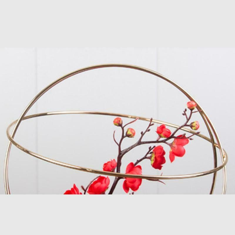 Wrought Iron Plant Pot Stand Rack Holder Indoor Outdoor Flower Arrangement Decor