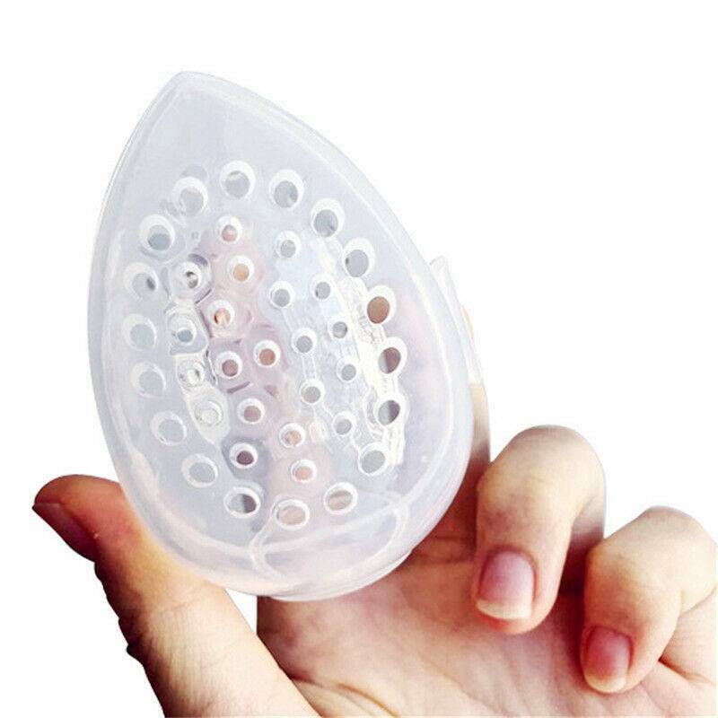 Clear Sponge Blender Case Makeup Sponge Travel Storage Sponge Holder Rack AU
