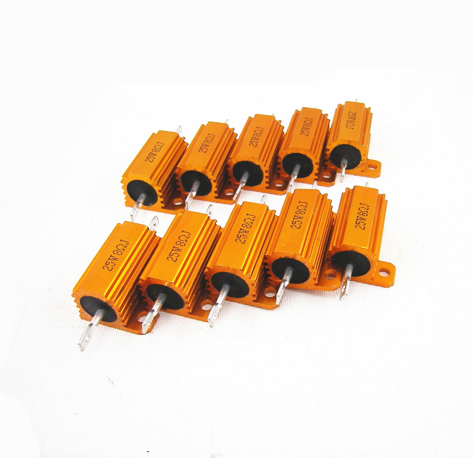 10Pcs Auto Car Load Resistor 25W 8-Ohm Fix LED Bulb Fast Flash Turn Signal Blink