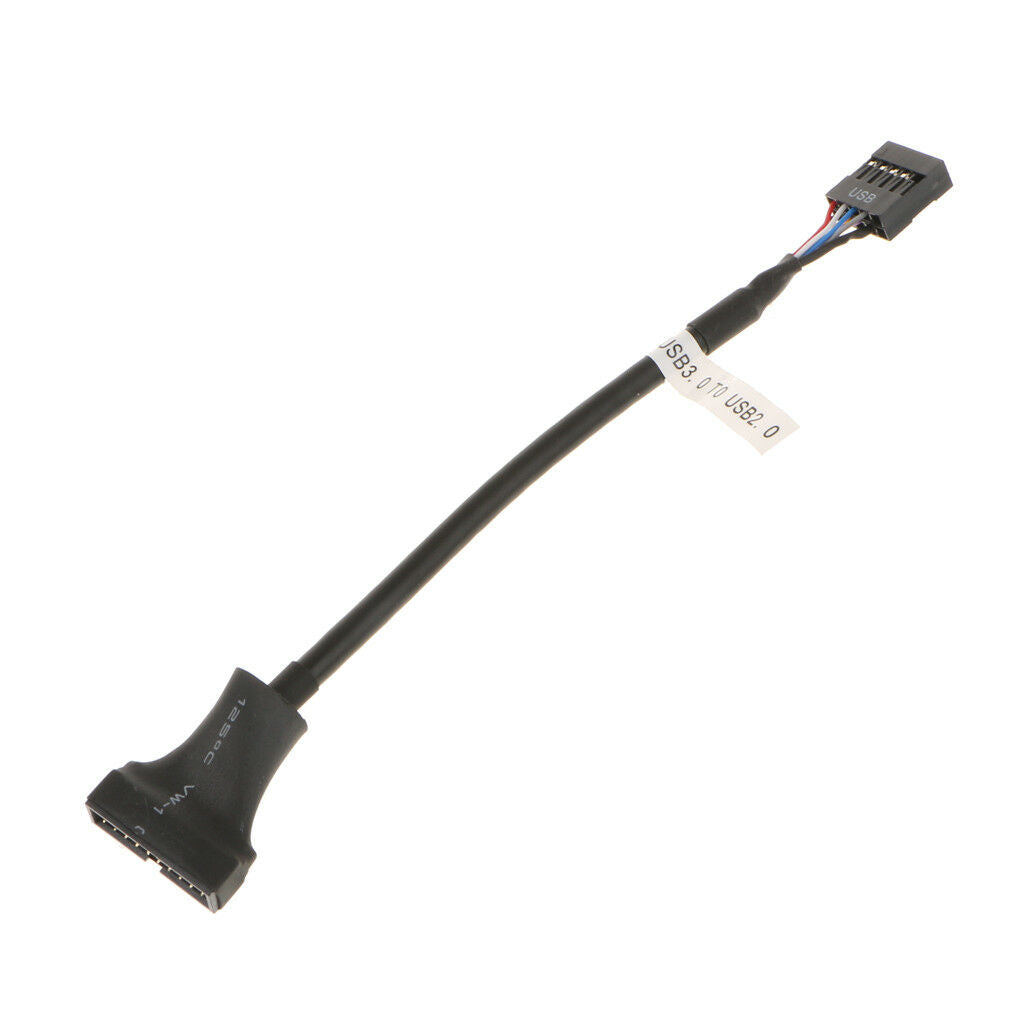 USB 3.0 20-Pin To USB 2.0 On The Motherboard 9-Pin Adapter Cable Connector