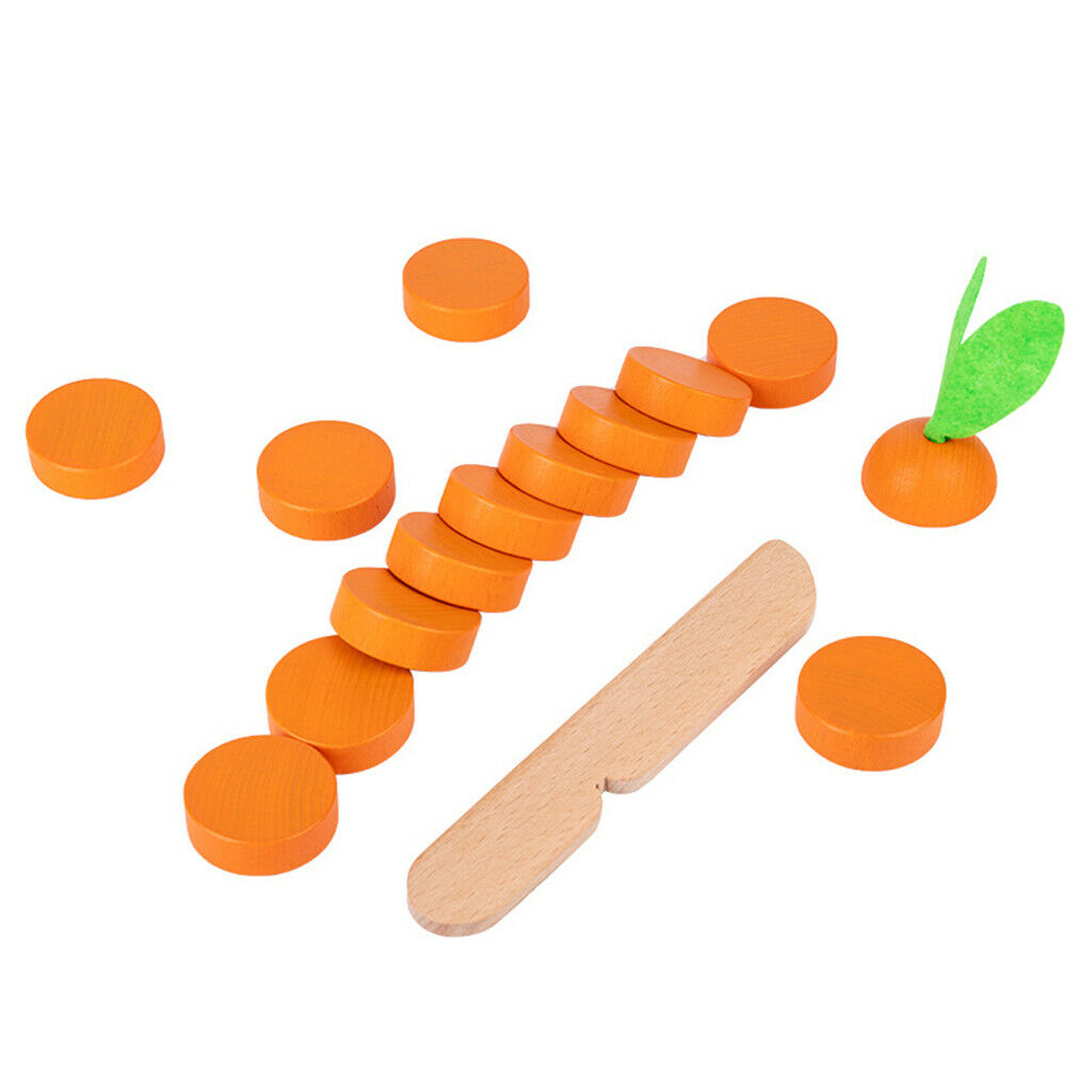 Wood Simulation Radish Early Learning Balancing Toys Gift for Boys Girls