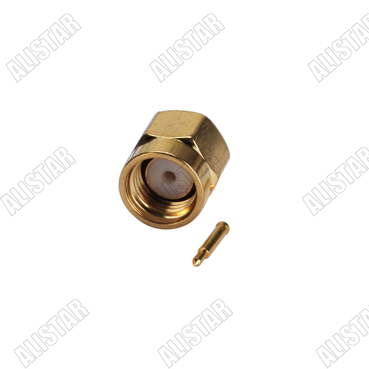 20x SMA straight Male Plug Solder For Semi-Rigid RG405 0.086" Cable RF Connector
