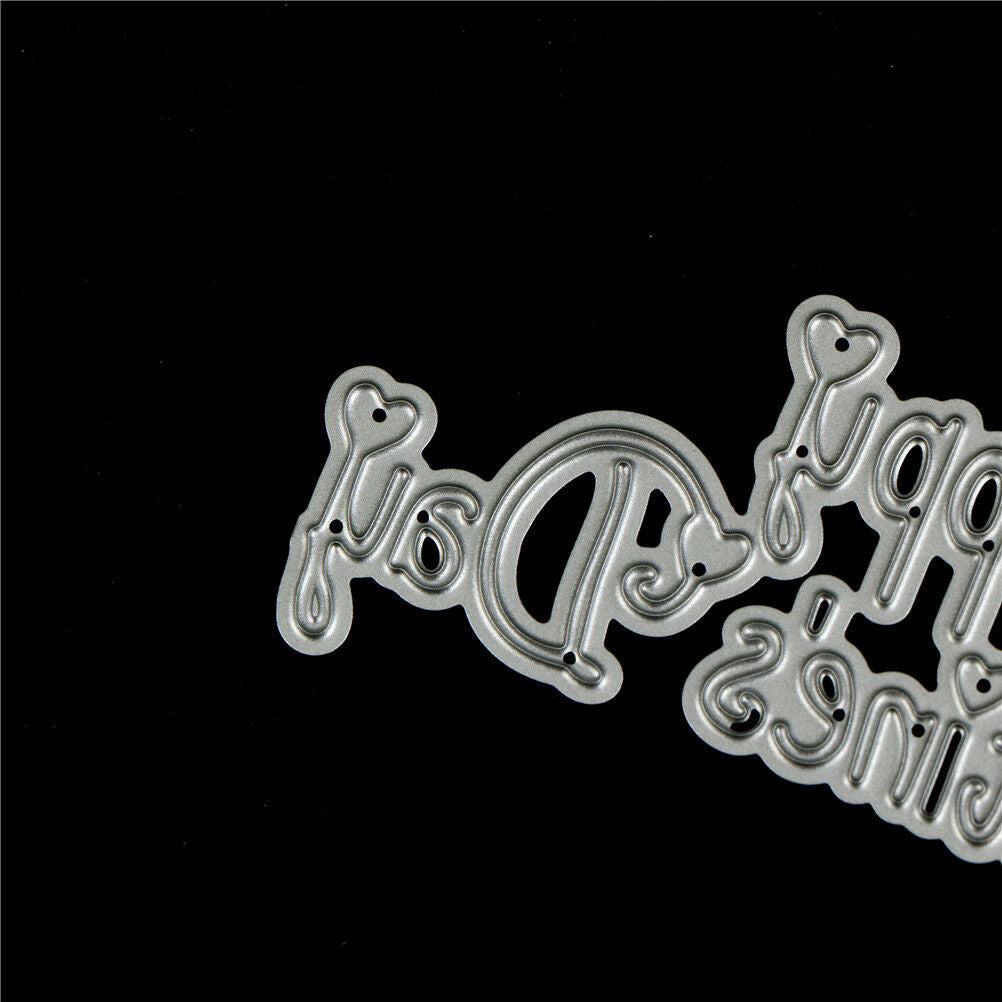 Happy Valentine Day  Metal Cutting Dies For DIY Scrapbooking Album Paper C.l8