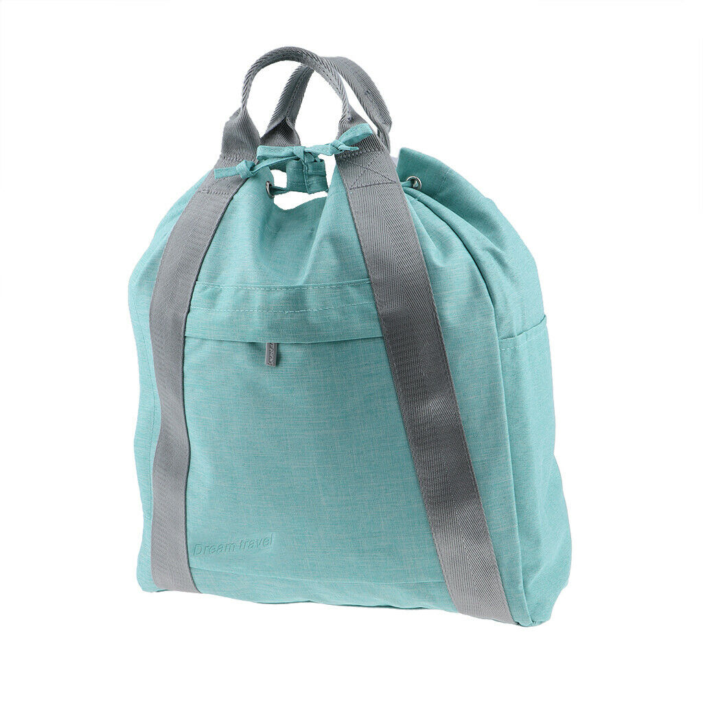 Men Women Causal Backpacks Waterproof Drawstring Bag Travel Backpacks Green