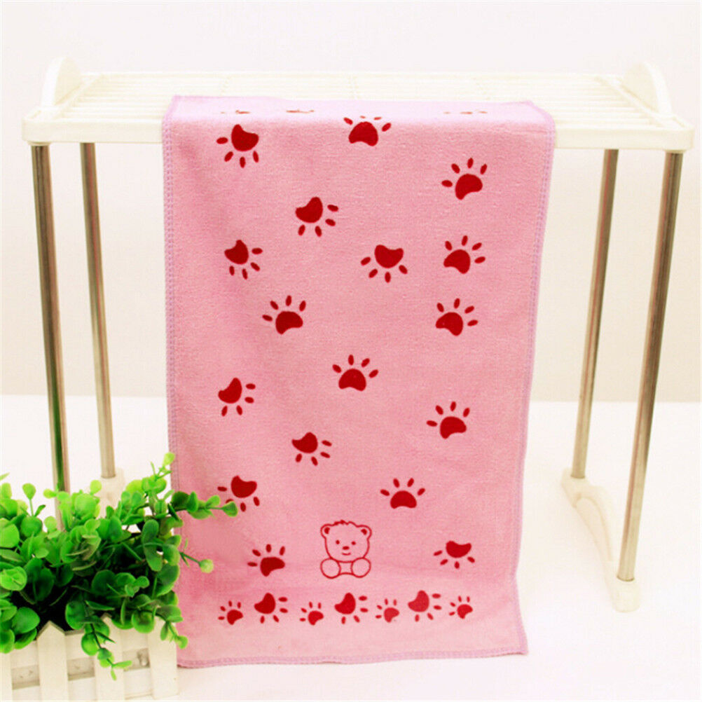 2Pcs Cute Microfiber Absorbent Drying Bath Beach Towel Baby Kids Cartoon .l8
