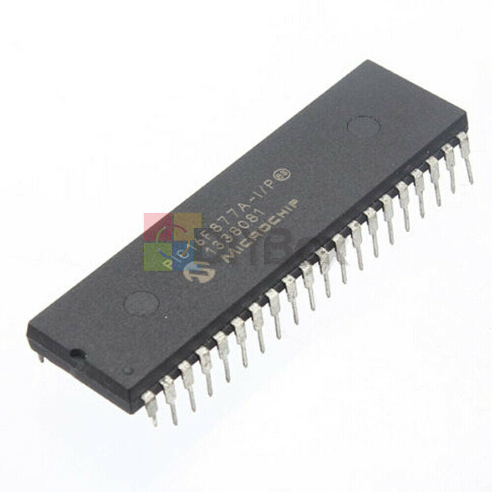 5Pcs MCU IC MICROCHIP DIP-40 PIC16F877A-I/P PIC16F877A MCU IC