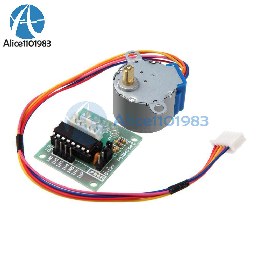 10PCS 5V Stepper Motor 28BYJ-48 + Drive Test Module Board ULN2003 5 Line 4 Phase