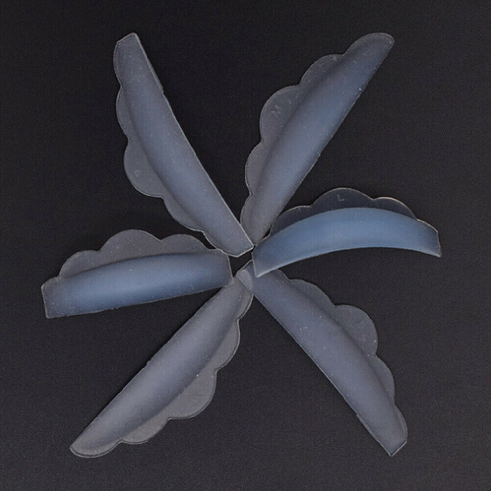 3 Pairs Silicone Eyelash Lift Curlers Silicone Eye Lash Extension Shields.l8