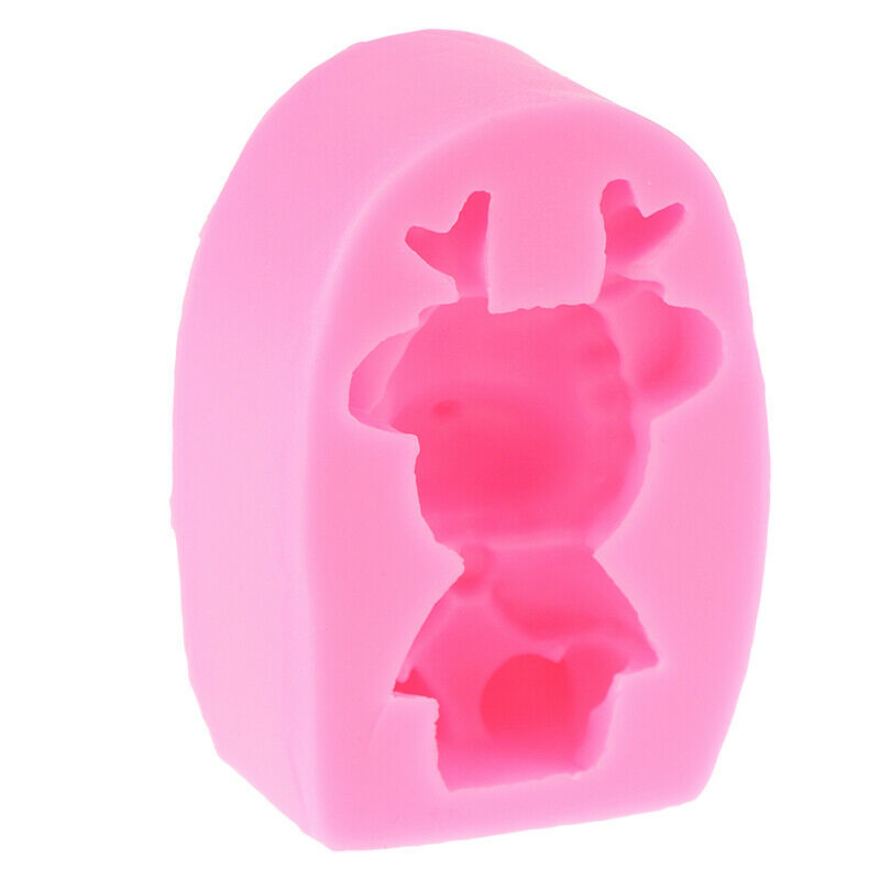 DIY Fondant Silicone Mold Cute Bear Chocolate Mold Fondant Cake Decoration MBDA