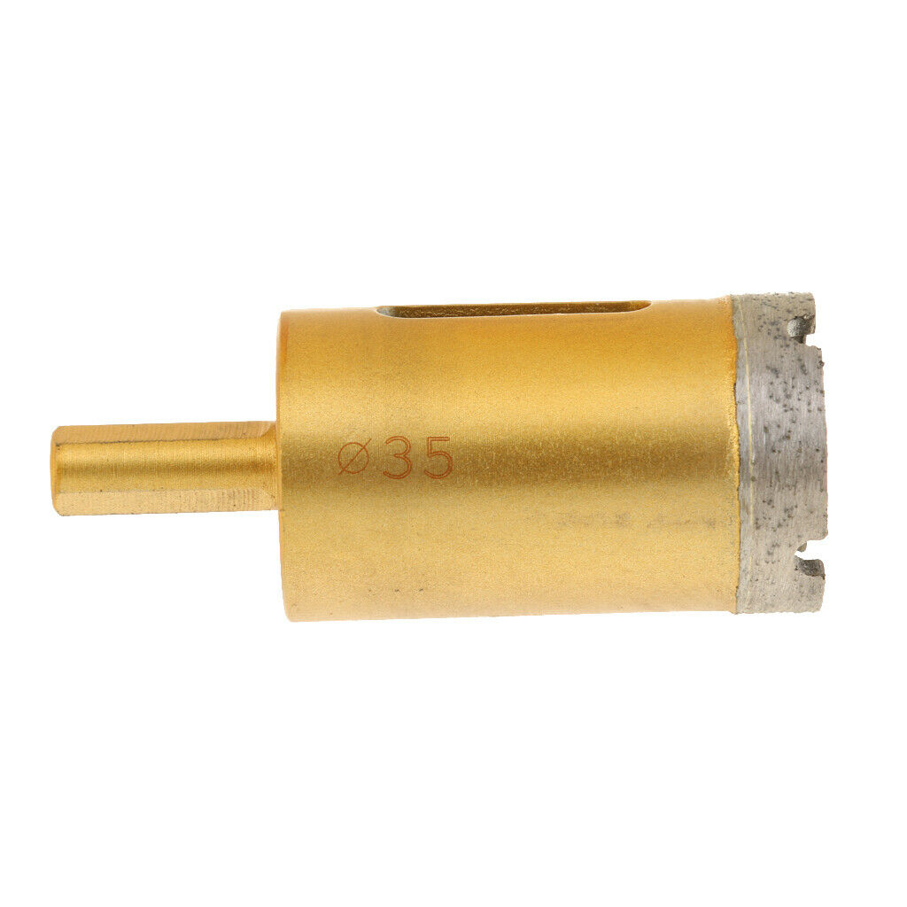 2Piece 35mm 45mm Diamond Holesaw Ceramic Porcelain Slate Marble Glass Drill Bit