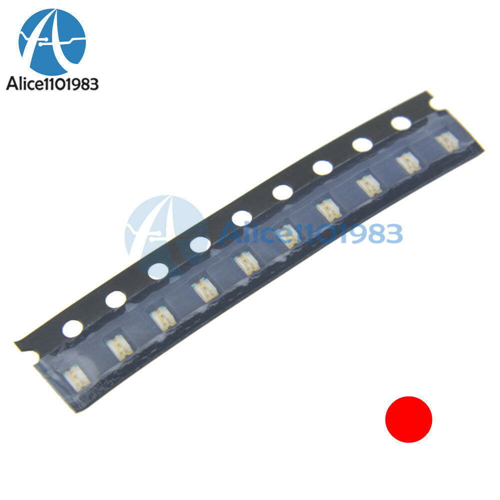 100Pcs Super Bright RED Color 0805 SMD SMT LED