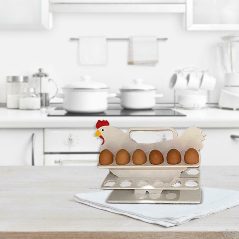 1Pcs Wooden Egg Storage Rack Portable Egg Rack Kitchen Storage Organizer