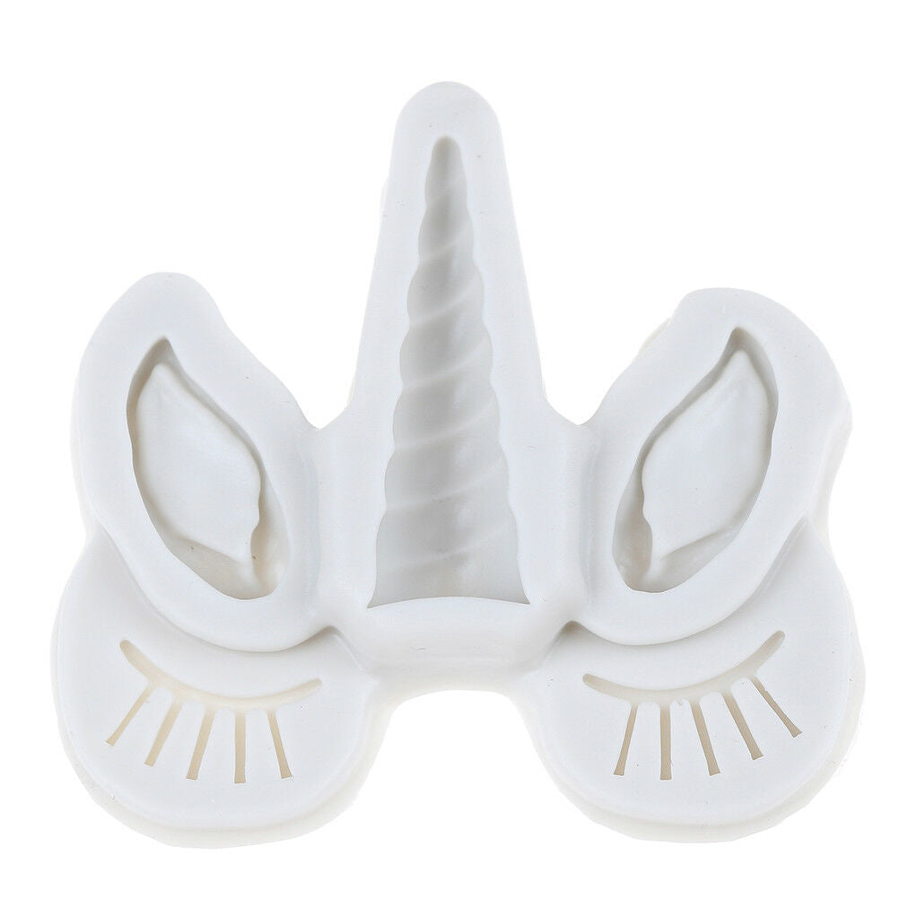 Horse Horn Silicone Cake Decorating Mold Fondant Mold Chocolate Baking Mo.l8