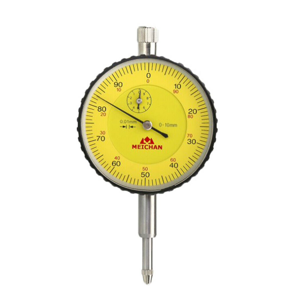 Professional Dial Test Indicator Gauge Range 0-10mm, Resolusion 0.01mm