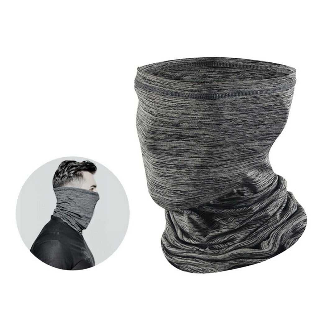2PCS Mens Outdoor Balaclava Windproof Headscarf Ski Biking Neck Warmer