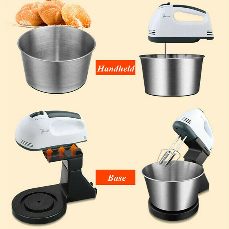 220V 100W 7 Speed Electric Egg Cake Stand Kitchen Mixer Dough Blender Beater