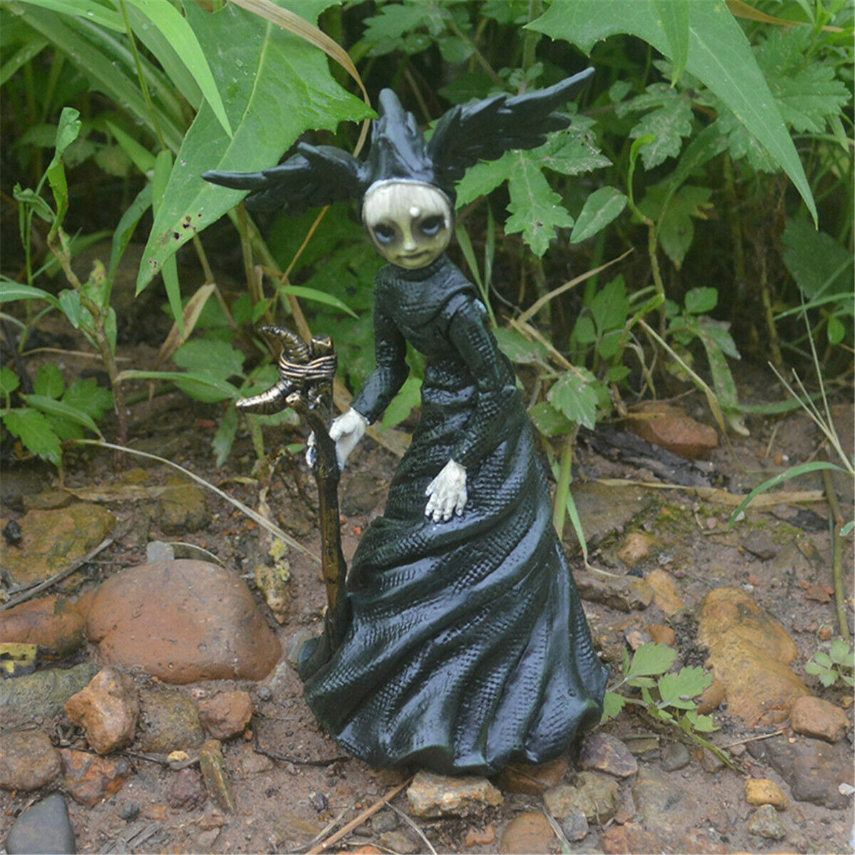 Halloween Light-Up Witches Ghost Outdoor Garden Decorations Horror Props Creepy